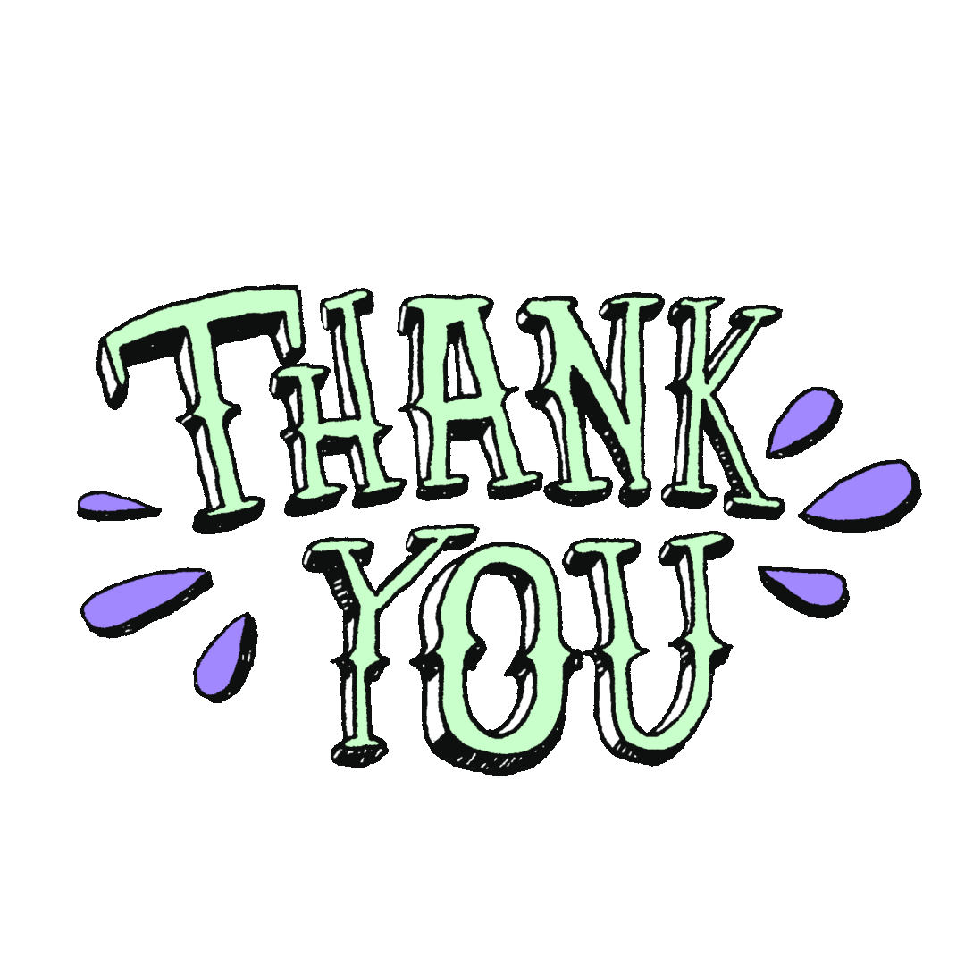 thank you so much sticker by megan motown for ios