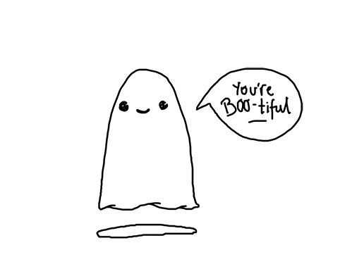 the least scary ghosts ever animated ghost gifs