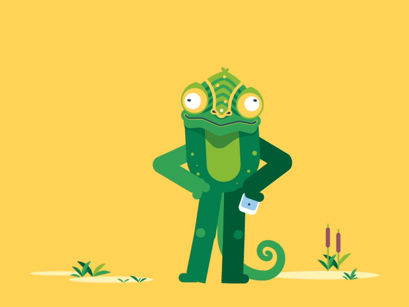 the chameleon by arm sattavorn for thinkmojo on dribbble