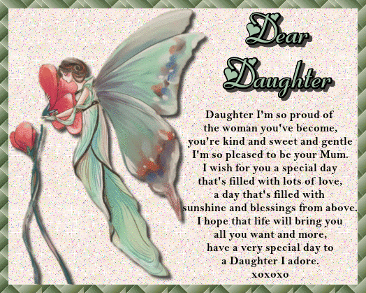 to a daughter i adore free for son daughter ecards
