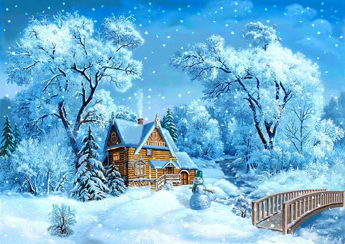 touching hearts amazing winter animated gif