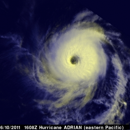trmm sees adrian s eye precipitation measurement missions