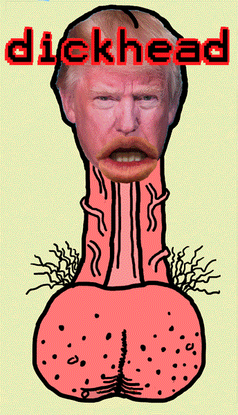 trump dickhead animated gif jethro sleestak comix