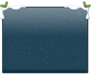 unmaintained animated falling snow notification