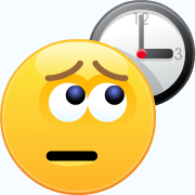 waiting emoticon