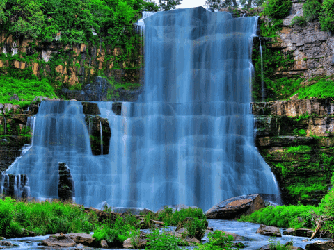 waterfall gif find share on giphy beautiful backgrounds