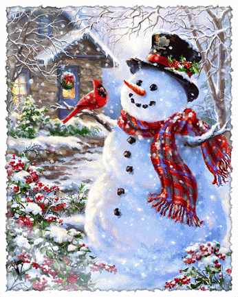 winter snowman animated pictures photos and images for