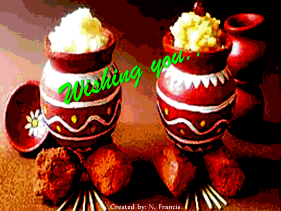 wishing you all happiness on pongal free pongal ecards