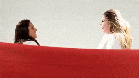 women bffs see each other naked for the first time