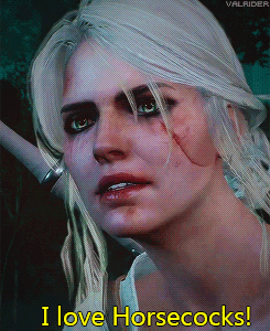 yennefer and ciri tending to the horses together shadbase