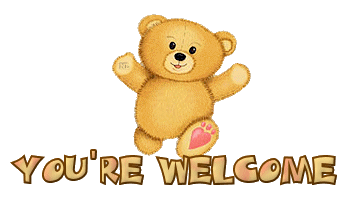 you re welcome teddybearrunning welcome quotes