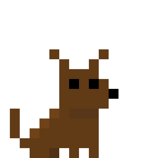 16x16 dog by elska