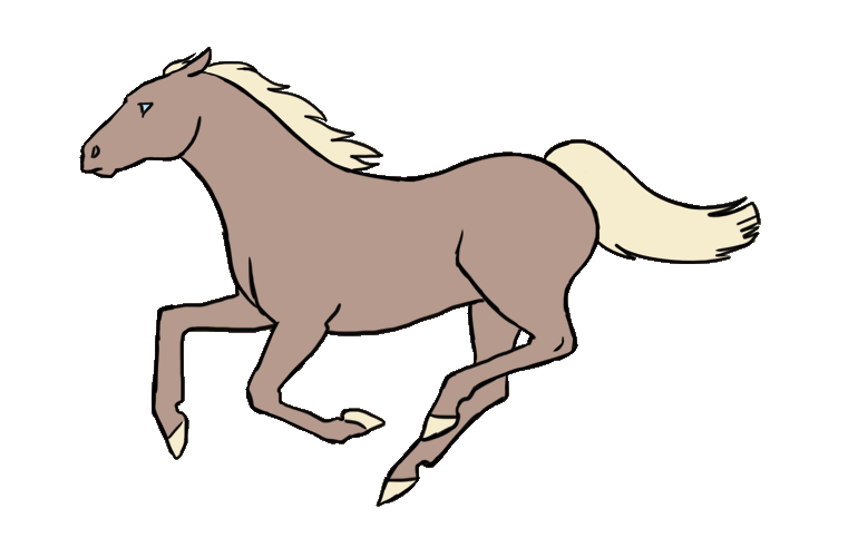 animated horse running gif transparent draw lab