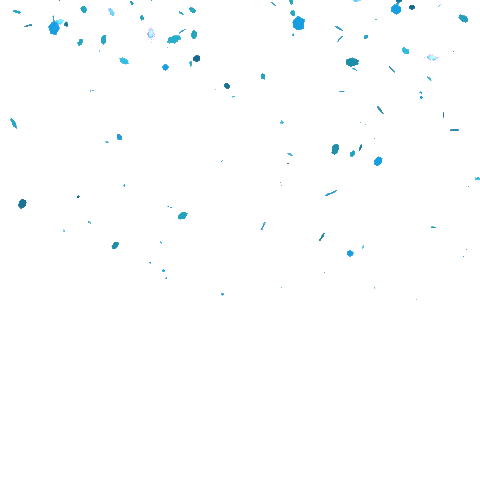 blue confetti sticker by douglas schatz for ios android giphy