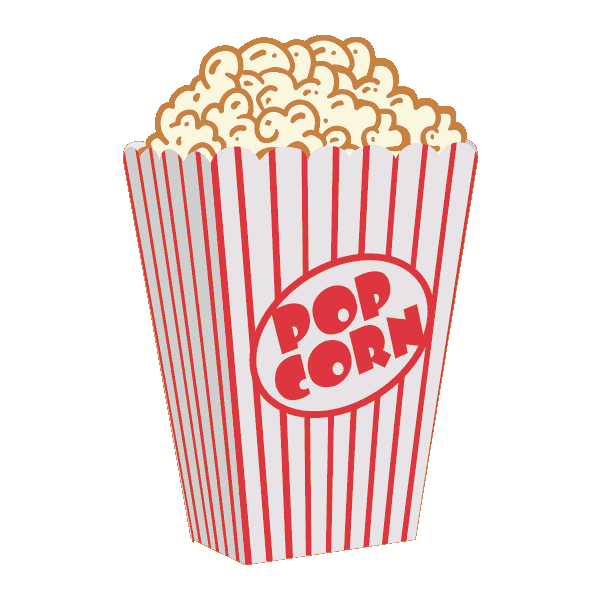 buttered popcorn theatre sticker by boldfaced goods for ios android
