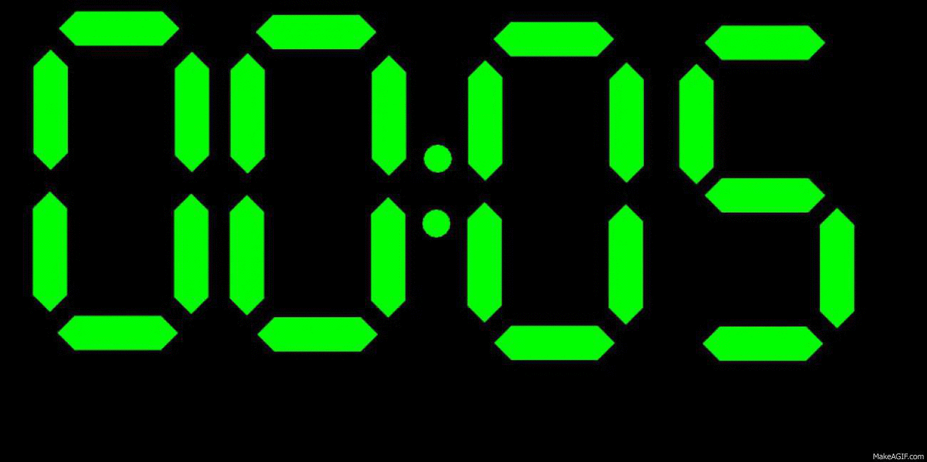 digital clock countdown on make a gif