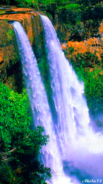 flowing waterfall pictures photos and images for