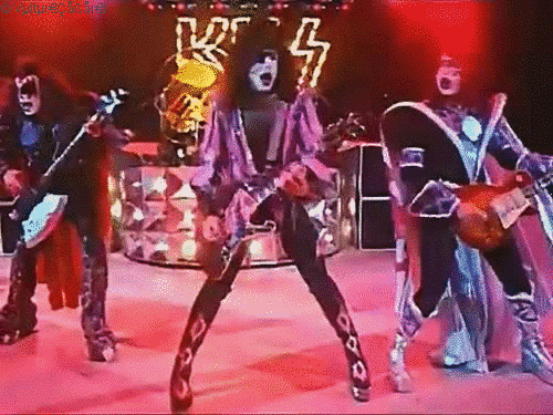 hard rock kiss gif find share on giphy