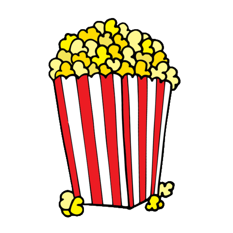 movie theater popcorn sticker by corey paige designs for ios android