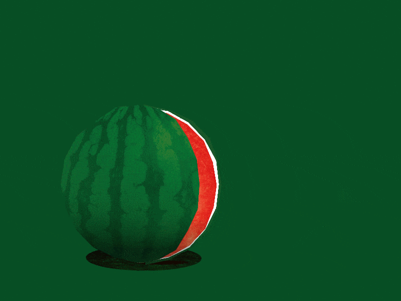 moving fruits watermelon by pierrick boffy on dribbble