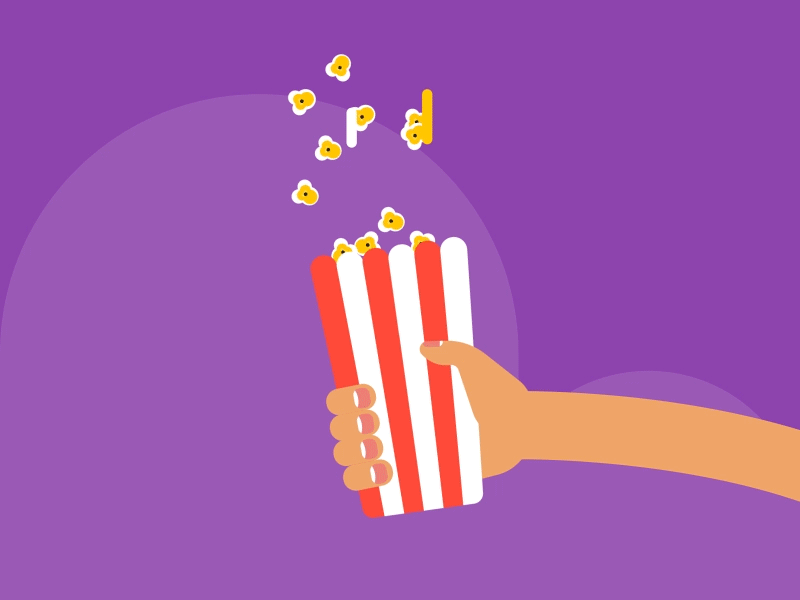 popcorn time by maeva ekembe on dribbble
