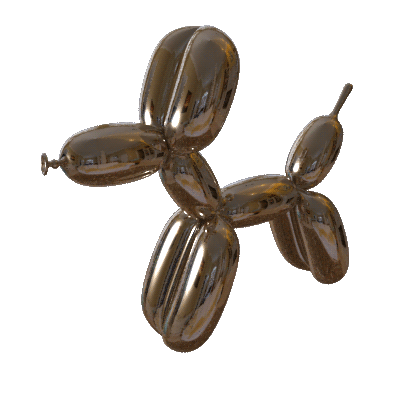 prosthetic knowledge balloon dog deflated gif file