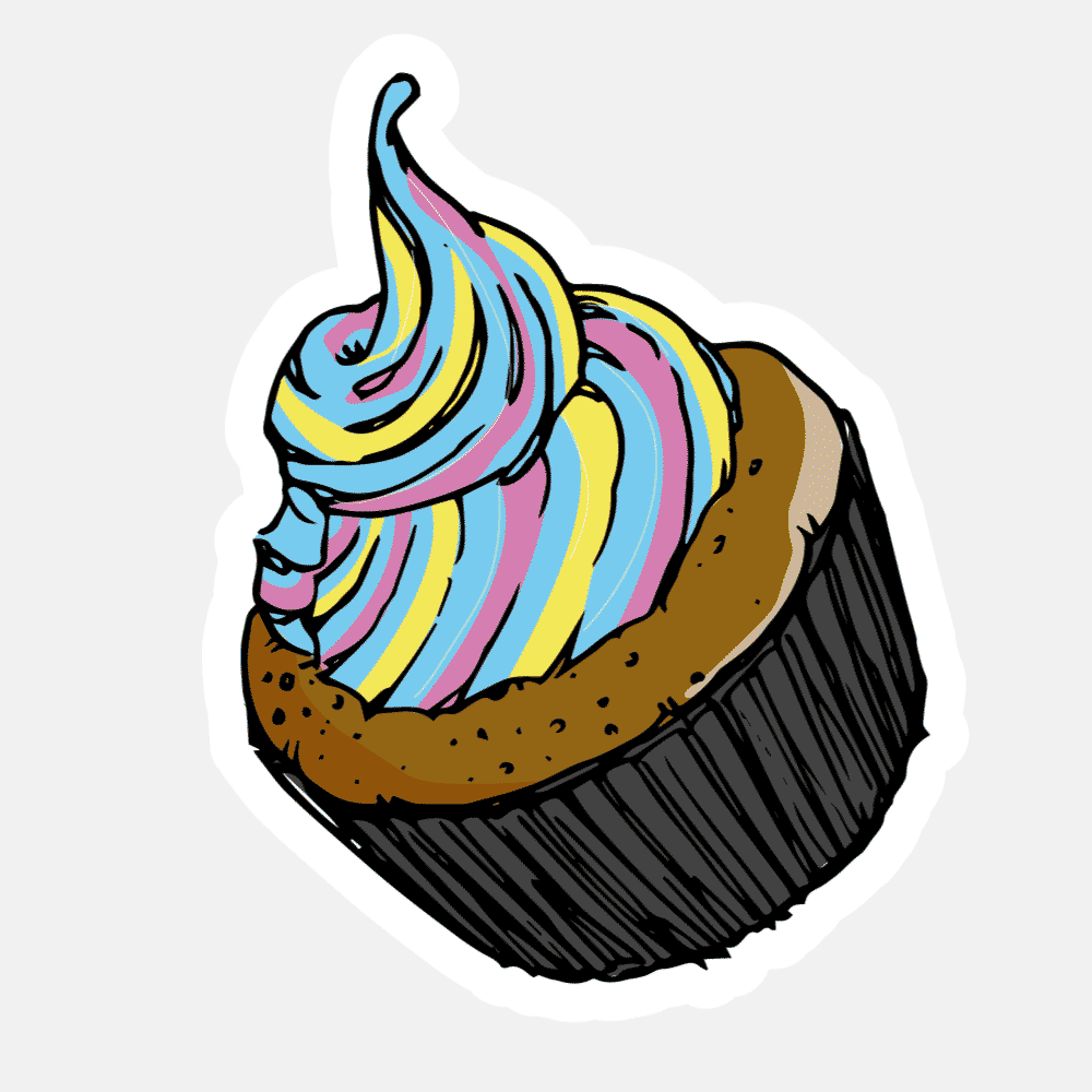 vegan cupcake gif by bisiesto estudio find share on giphy