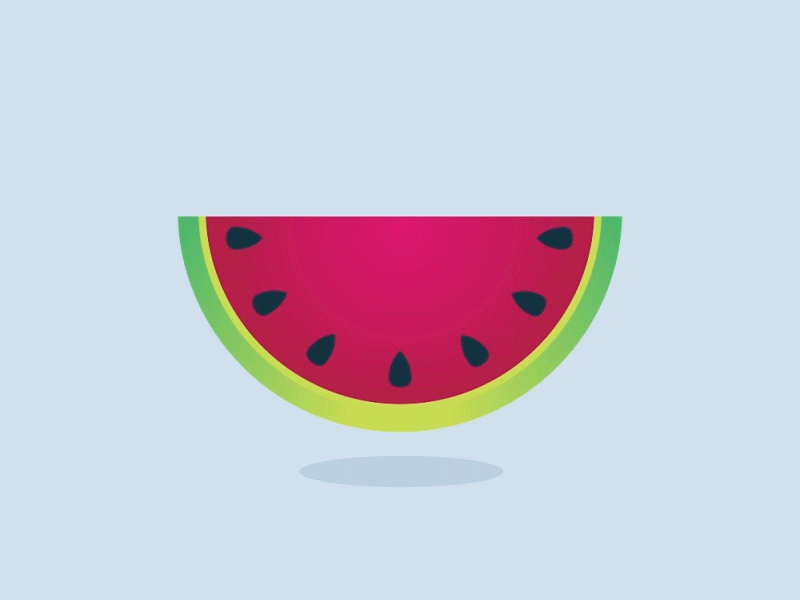 watermelon by elen kirik on dribbble