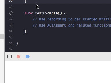 xcode ui tests recording button is greyed out microeducate